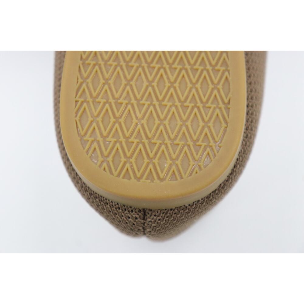 Vivaia Pointed Knit Ballet Flats in Taupe. - Picture 10 of 15